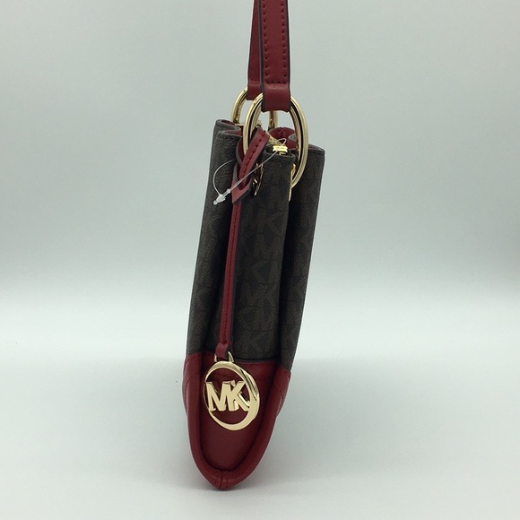 MICHAEL KORS NICOLE TRPL CMPRMY XBODY Scarlet - Picture 4 of 8